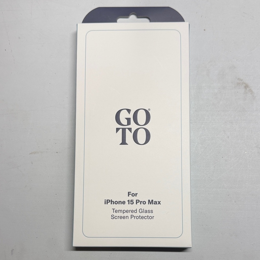 Go-To Screen Protector for iPhone 15 Pro Max - White